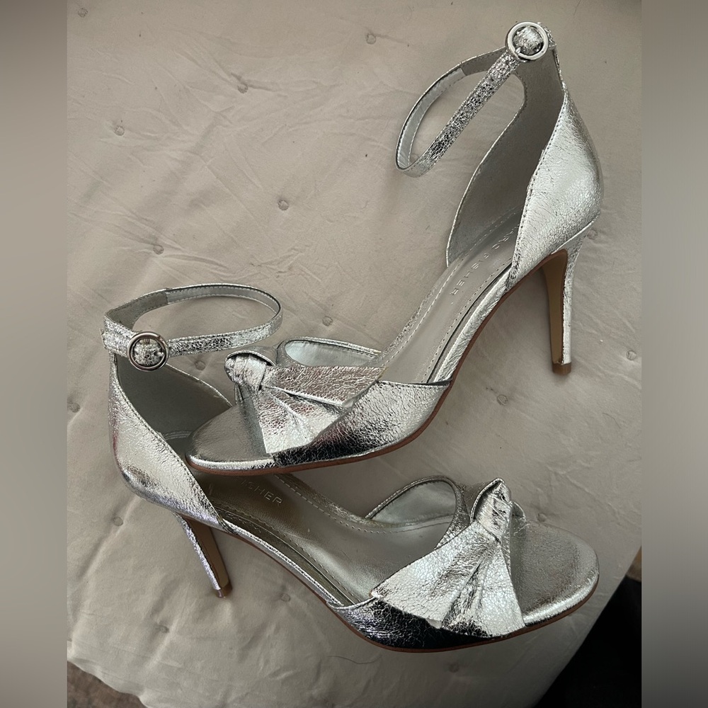 silver heels